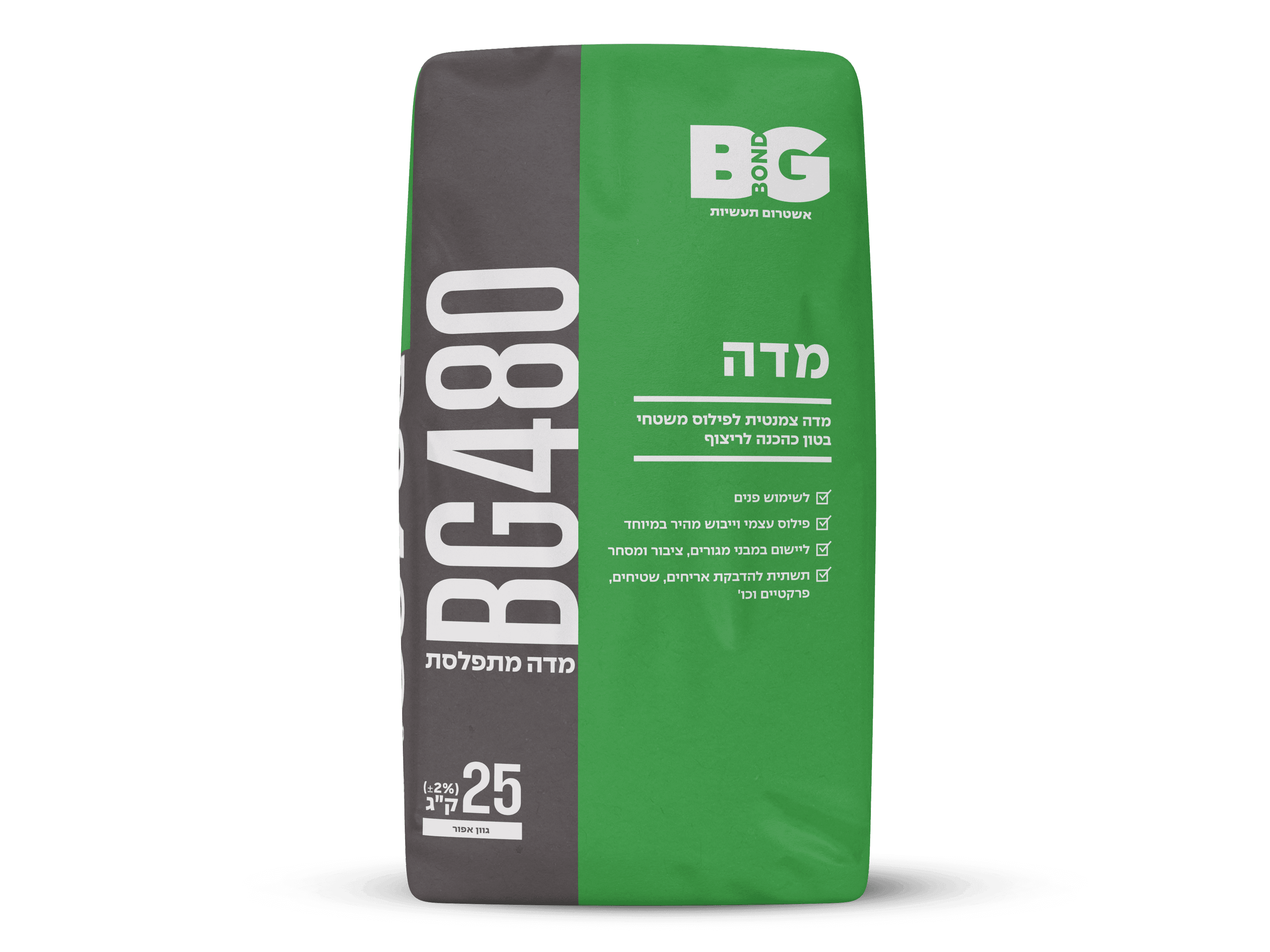 מלט מיוחד מדה מתפלסת BG480